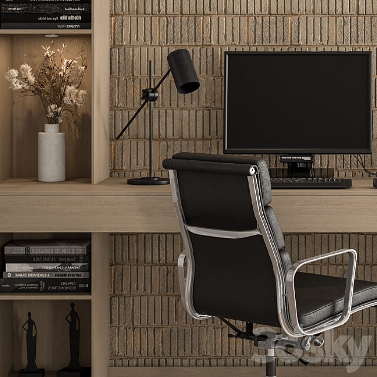 Office Furniture – Home Office 28 3DS Max Model - thumbnail 2