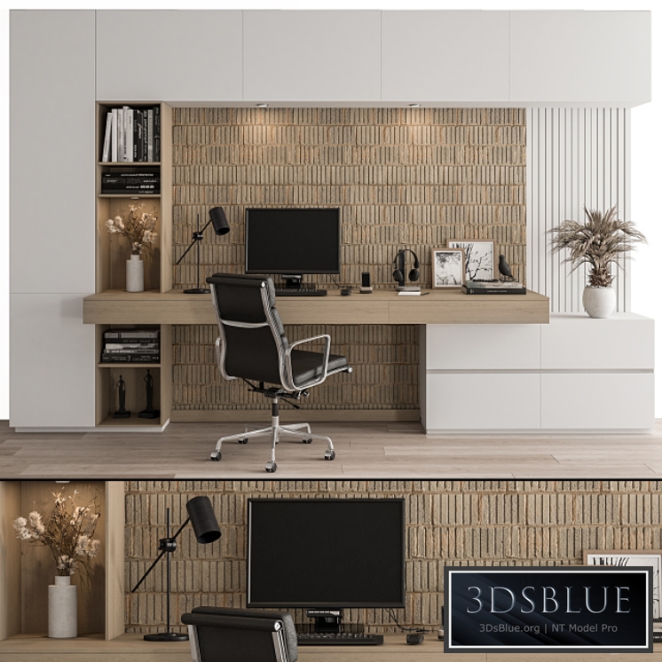 Office Furniture – Home Office 28 3DS Max - thumbnail 3