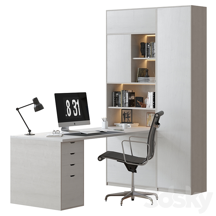 Office Furniture – Set 7 3DS Max Model - thumbnail 1