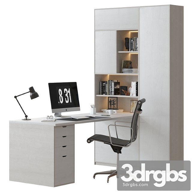 Office Furniture Set 7 3dsmax Download - thumbnail 1