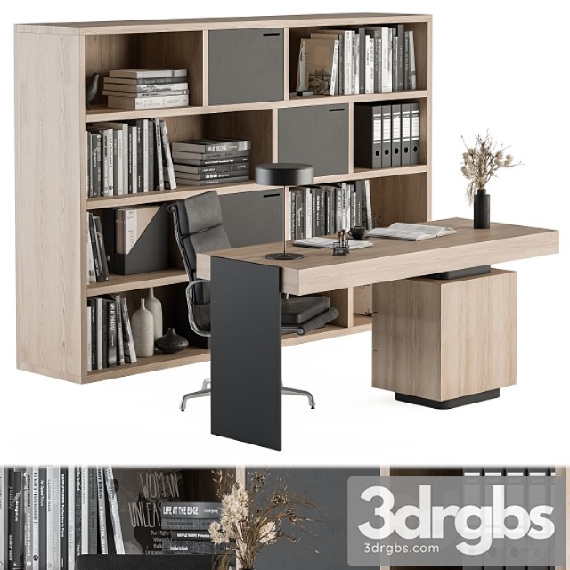 Office furniture wood boss desk – manager set table 42 - thumbnail 1