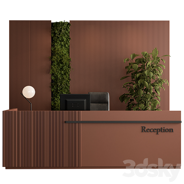 Office Reception – Office Set 365 3DS Max Model - thumbnail 3