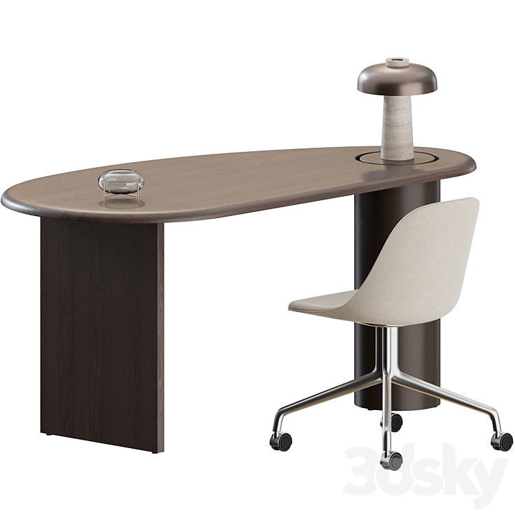 Office Set by Menu 3DS Max Model - thumbnail 2