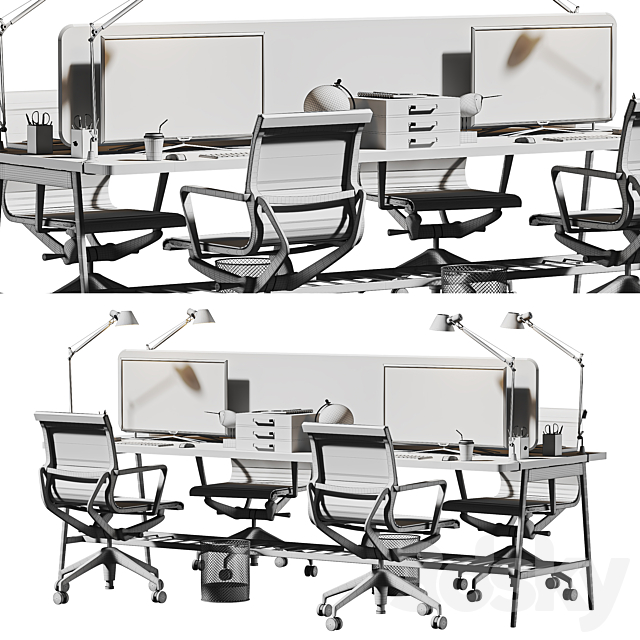 office set full 3DSMax File - thumbnail 3