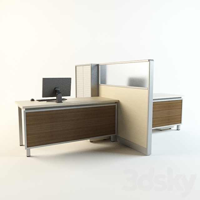 Office table masachi 3DSMax File - thumbnail 1