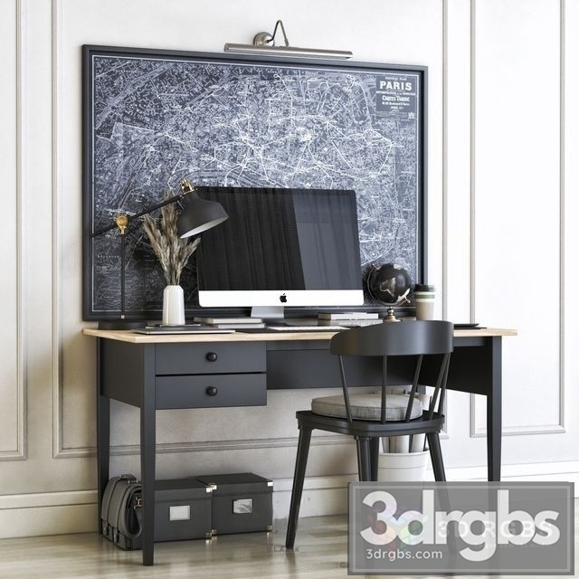 Office Workplace 28 3dsmax Download - thumbnail 1