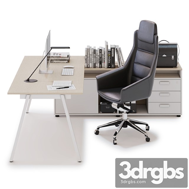 Office Workspace Las 5th Element V15 3dsmax Download - thumbnail 1