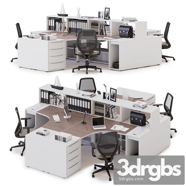 Office Workspace Las Logic V13 3dsmax Download - thumbnail 1