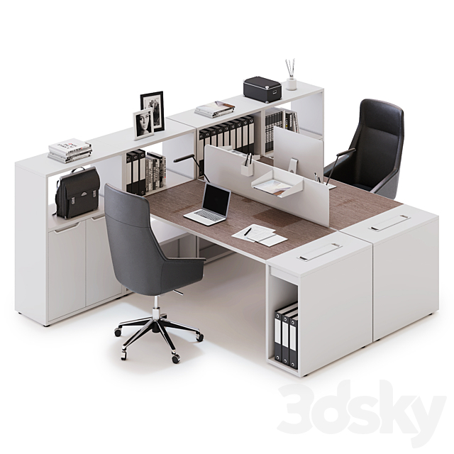 Office workspace LAS LOGIC (v6) 3DSMax File - thumbnail 2