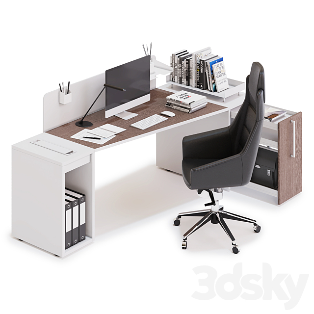 Office workspace LAS LOGIC (v9) 3DSMax File - thumbnail 2