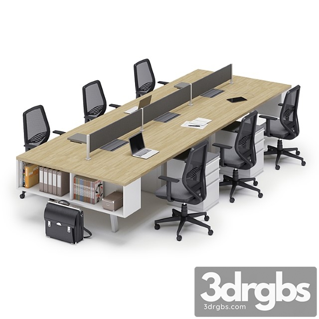 Office workspace uhuru (part1) 2 3dsmax Download - thumbnail 1