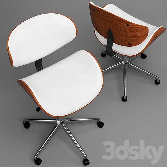 Office_Chair_02 3ds Max - thumbnail 2