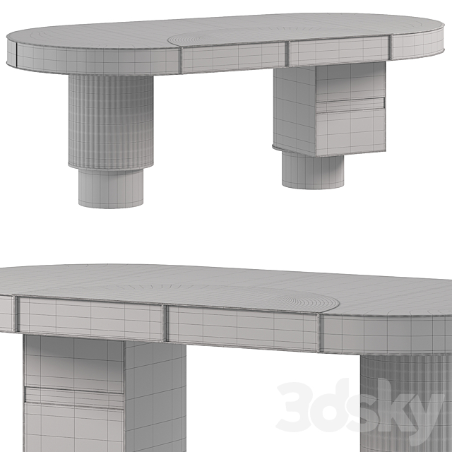 Olimpia Table By Capital Collection 3DSMax File - thumbnail 2