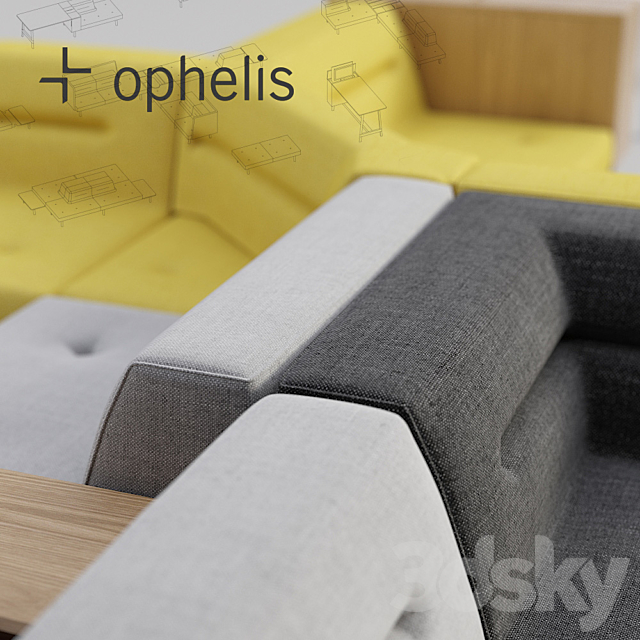 Ophelis Docks Lounge 3DS Max Model - thumbnail 2