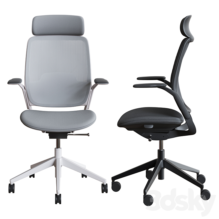 OrangeBox – Office Chair Eva 3DS Max - thumbnail 2