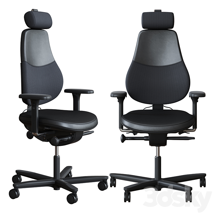 OrangeBox – Office Chair Flo 3DS Max - thumbnail 1