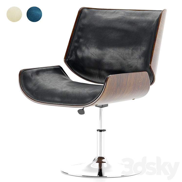 Oxford-2 office chair (GreenTree) 3DS Max - thumbnail 1