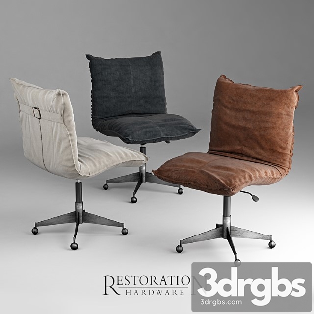 Platt Desk Chair Rh 3dsmax Download - thumbnail 1