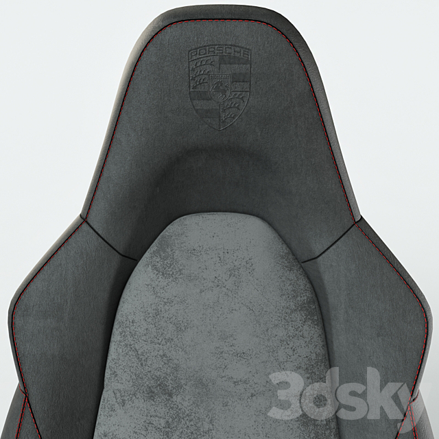 Porsche Office Chair 3ds Max - thumbnail 2