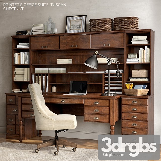 Pottery barn printer& 2 3dsmax Download - thumbnail 1