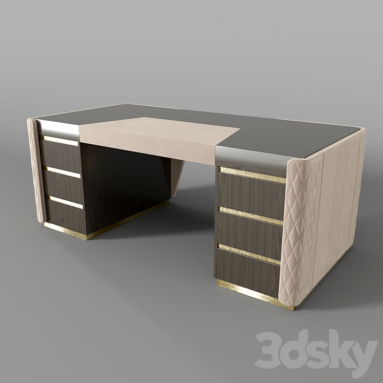 Pregno Vendome Amazon Desk 3DS Max Model - thumbnail 1