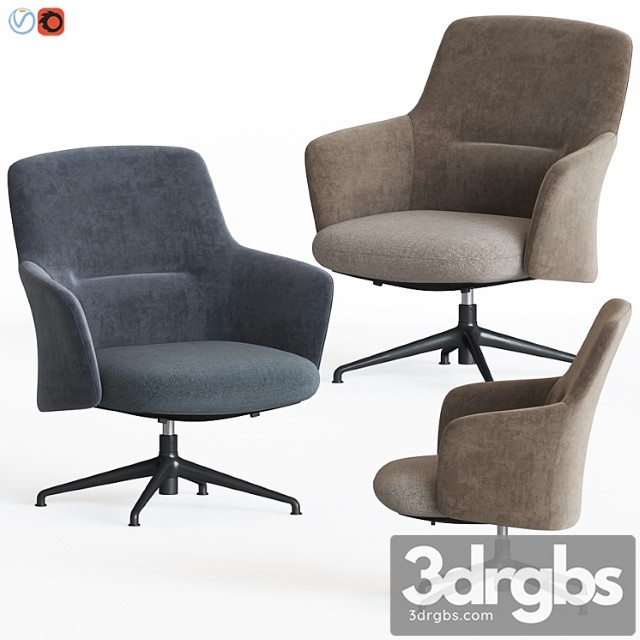 Quinti Sedute Level Office Chair 3dsmax Download - thumbnail 1