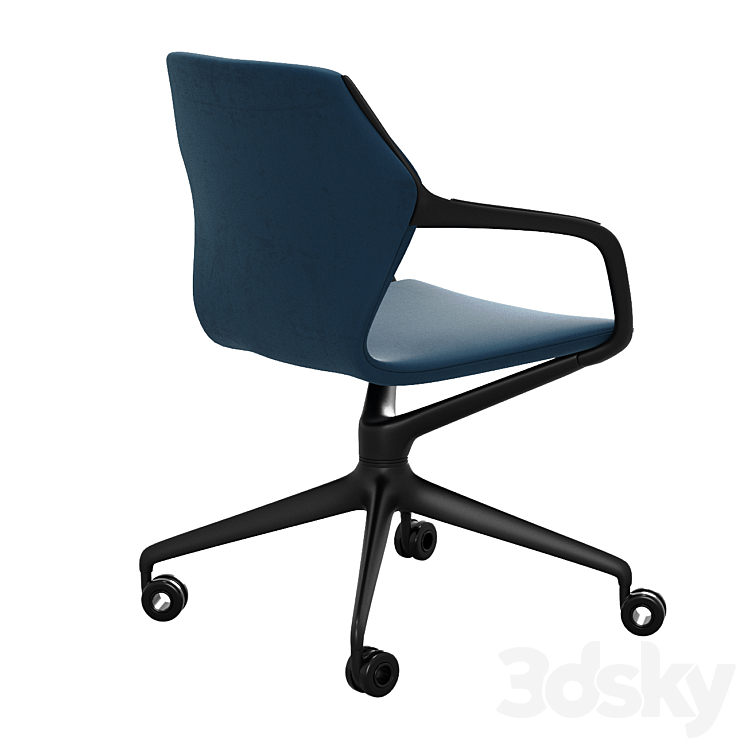 Ray Castor Base Chair 3DS Max - thumbnail 2