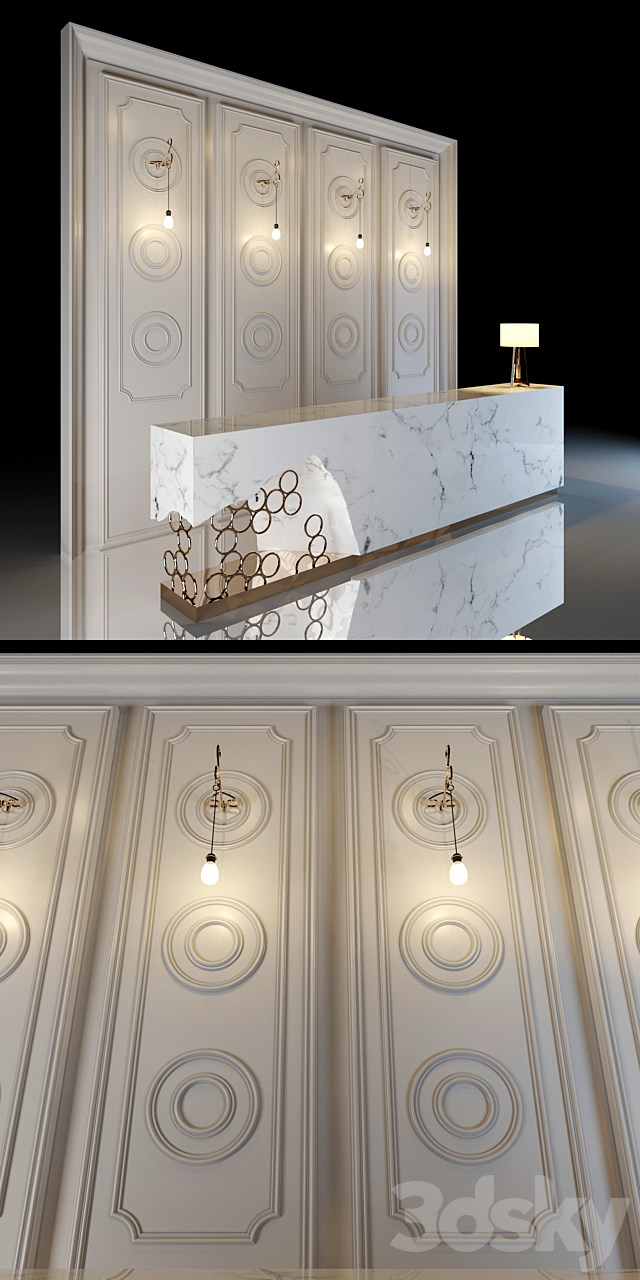 Reception 11 3DS Max Model - thumbnail 2