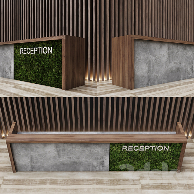 Reception 12 3DS Max Model - thumbnail 2