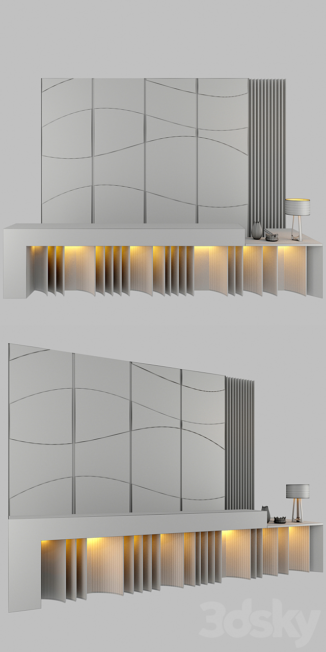 Reception 14 3DS Max Model - thumbnail 3