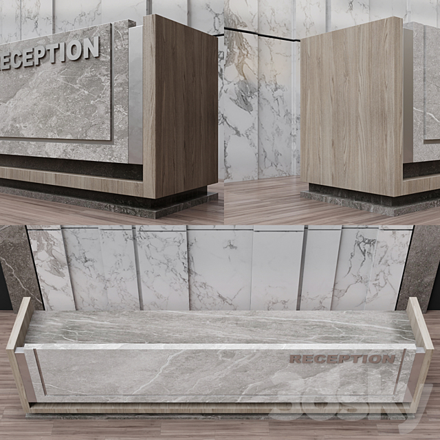 Reception 14 3DS Max Model - thumbnail 2