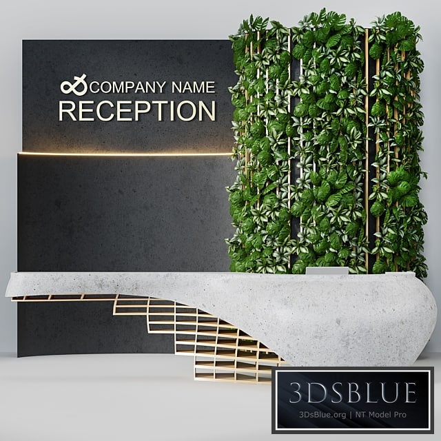 Reception desk 11 3DS Max - thumbnail 3