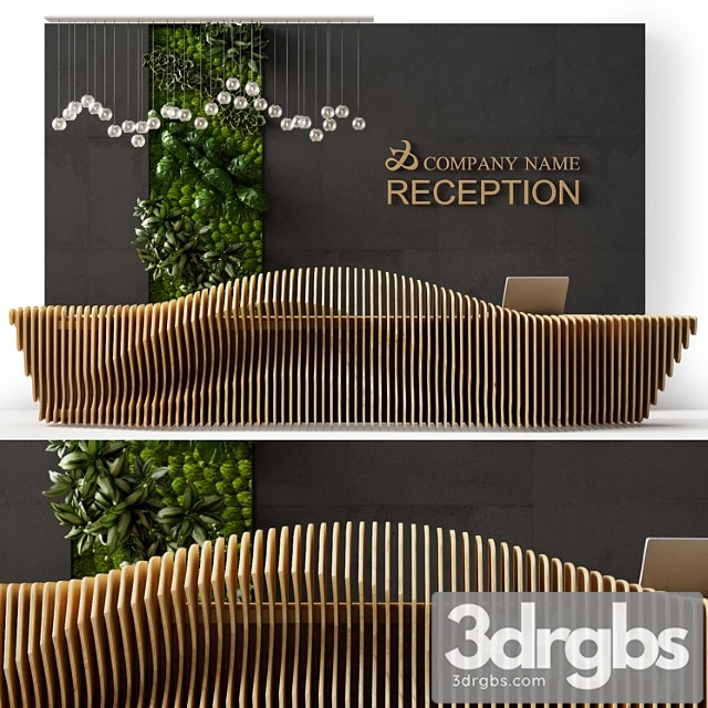 Reception Desk 3 3dsmax Download - thumbnail 1