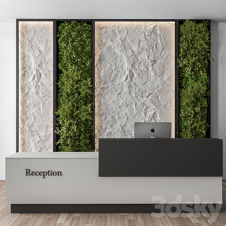 Reception Desk – Office Set 394 3DS Max - thumbnail 1