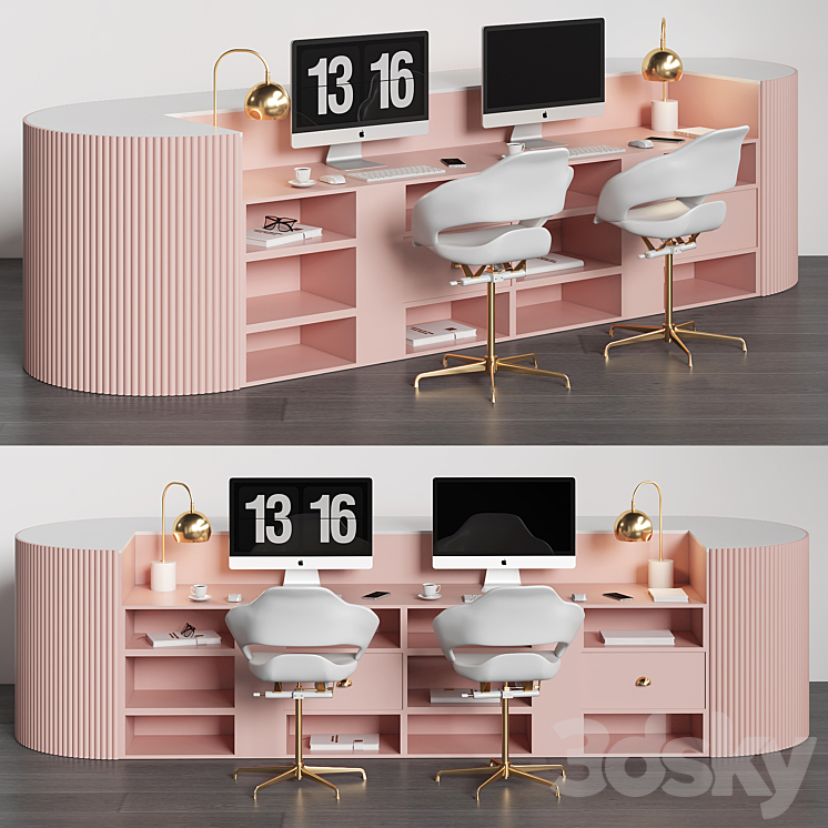 reception table02 3DS Max - thumbnail 1