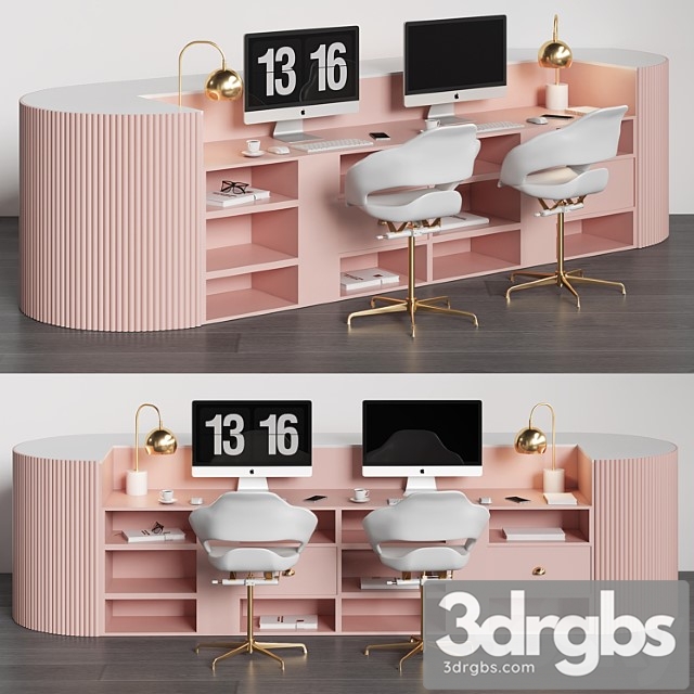 Reception Table02 3dsmax Download - thumbnail 1