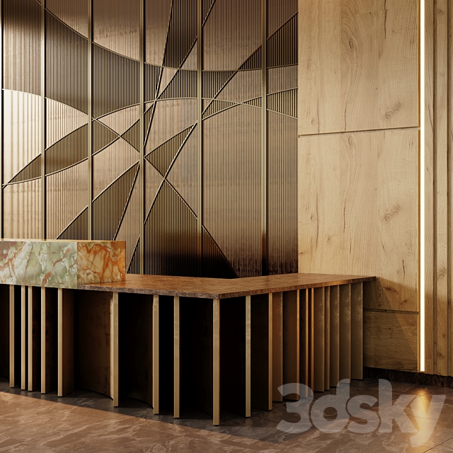 Reception Zone 3DS Max Model - thumbnail 4