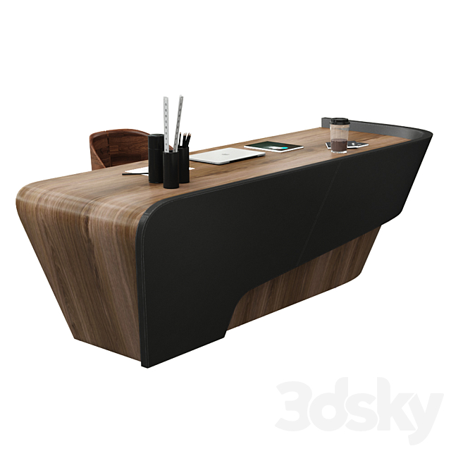 riva 1920 klip table and lamborghini gioconda chair 3DSMax File - thumbnail 3