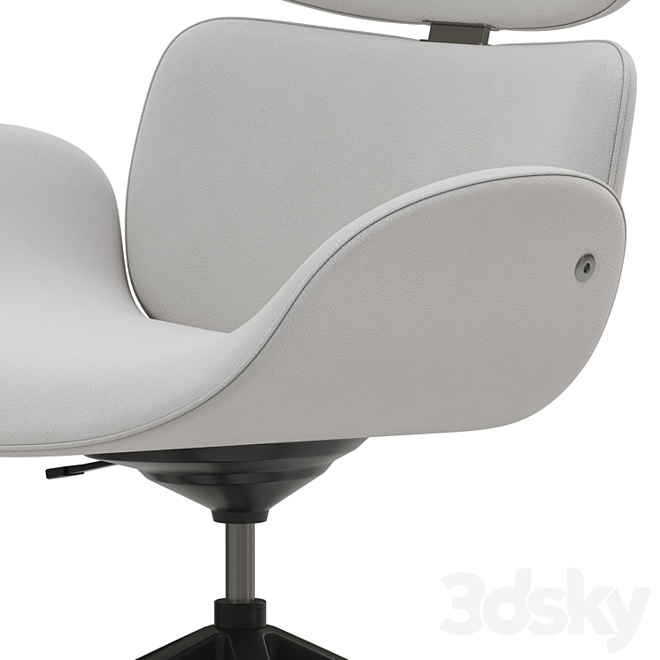 Roche Bobois CENTO OFFICE ARMCHAIR 3DS Max - thumbnail 2