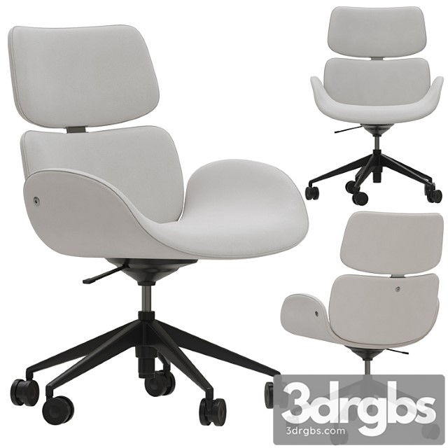 Roche Bobois Cento Office Armchair 3dsmax Download - thumbnail 1