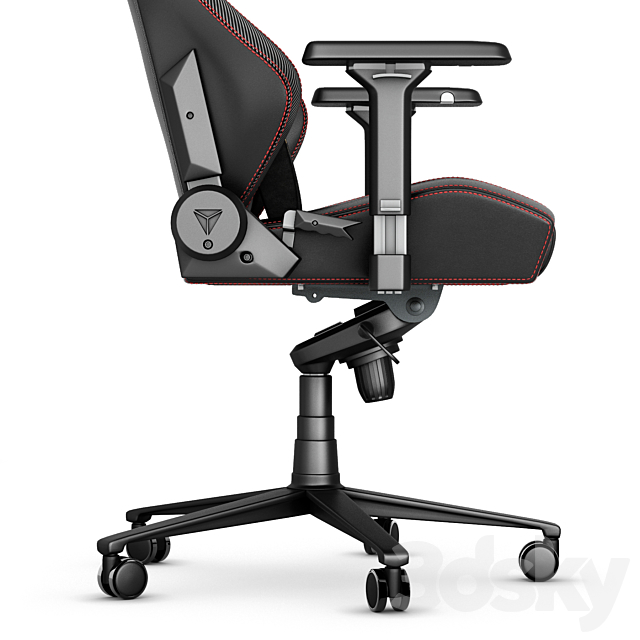 Secretlab Omega 2020 gaming office chair 3DSMax File - thumbnail 4