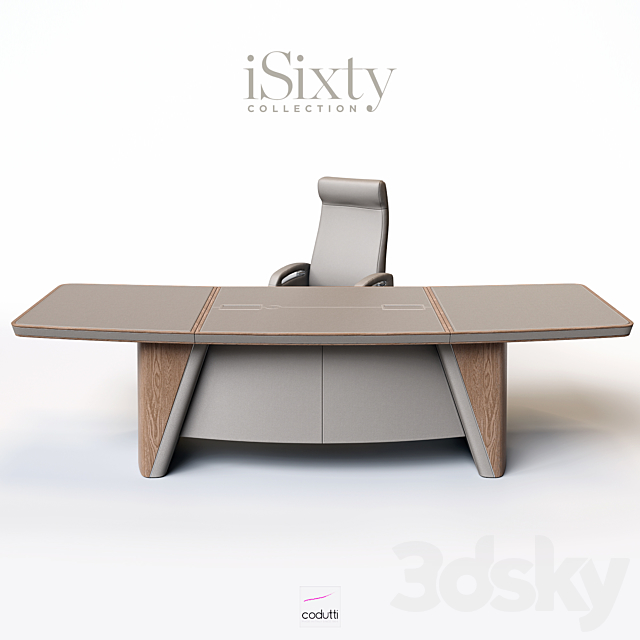 Set of office furniture Codutti _ iSixty 3dsMax Model - thumbnail 1