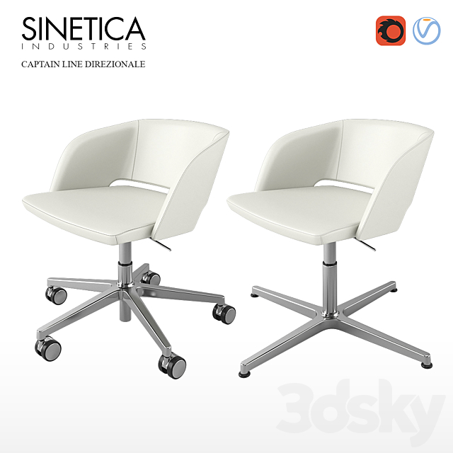 SINETICA CAPTAIN LINE DIREZIONALE chair 3ds Max - thumbnail 3