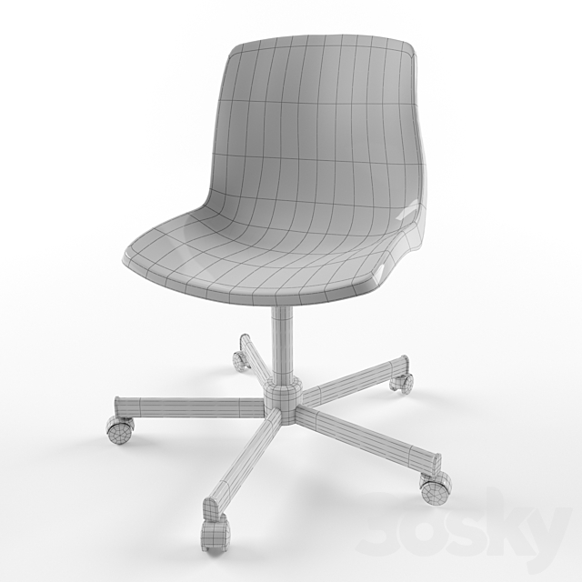 SNILLE IKEA (office chair) 3DSMax File - thumbnail 3