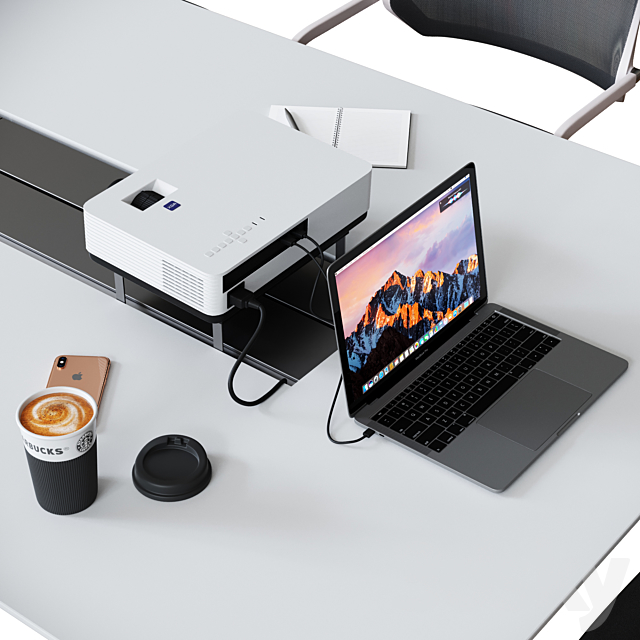 Steelcase – Conference Table 4.8 3DSMax File - thumbnail 5