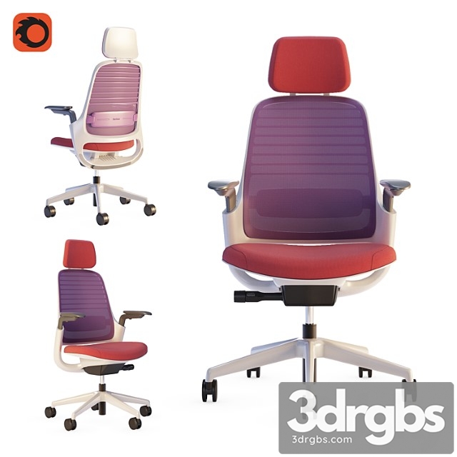 Steelcase Office Chair Series1 1 3dsmax Download - thumbnail 1