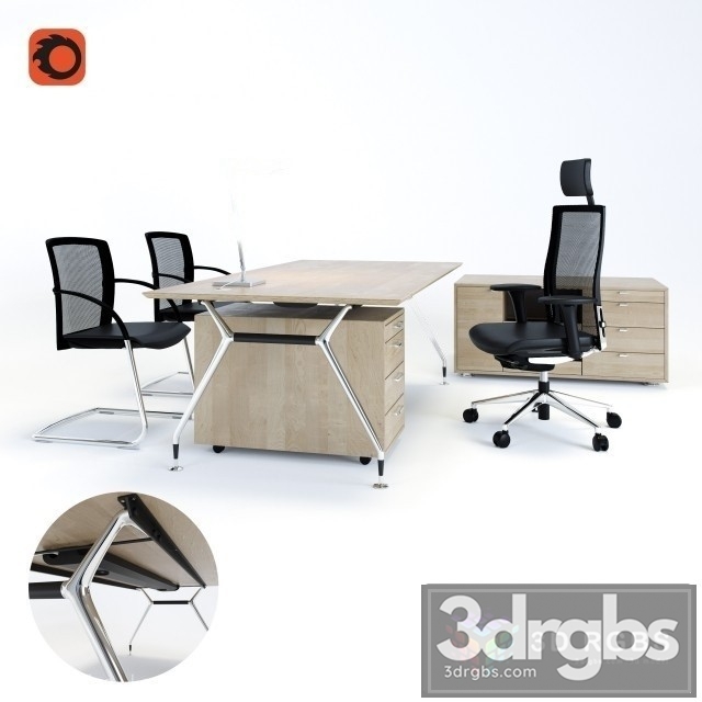 Summa Office Chair 3dsmax Download - thumbnail 1