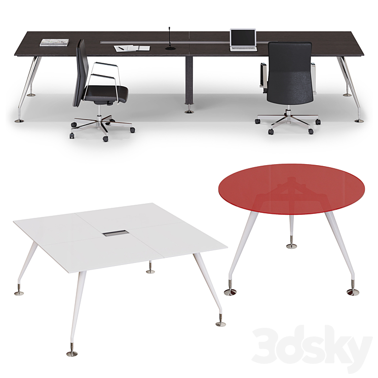 Tables LAS ENOSI EVO 3DS Max - thumbnail 2