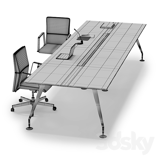 Tables LAS ENOSI EVO 3DSMax File - thumbnail 3