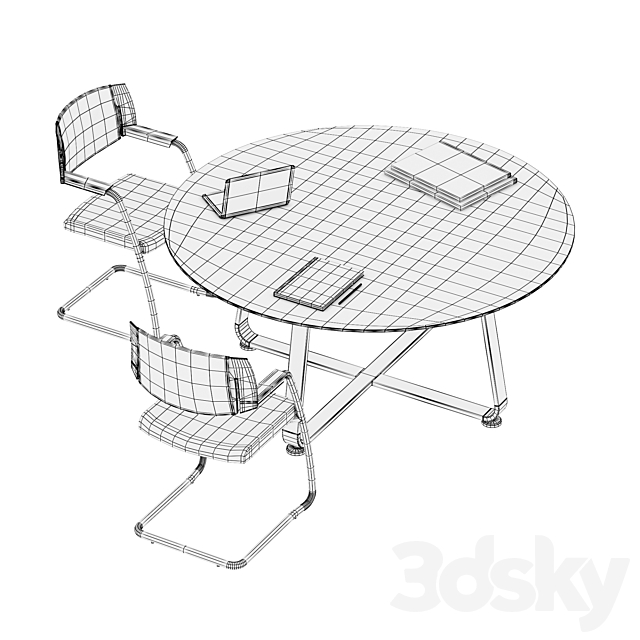 Tables LAS_70’s_SEVENTIES 3ds Max - thumbnail 3